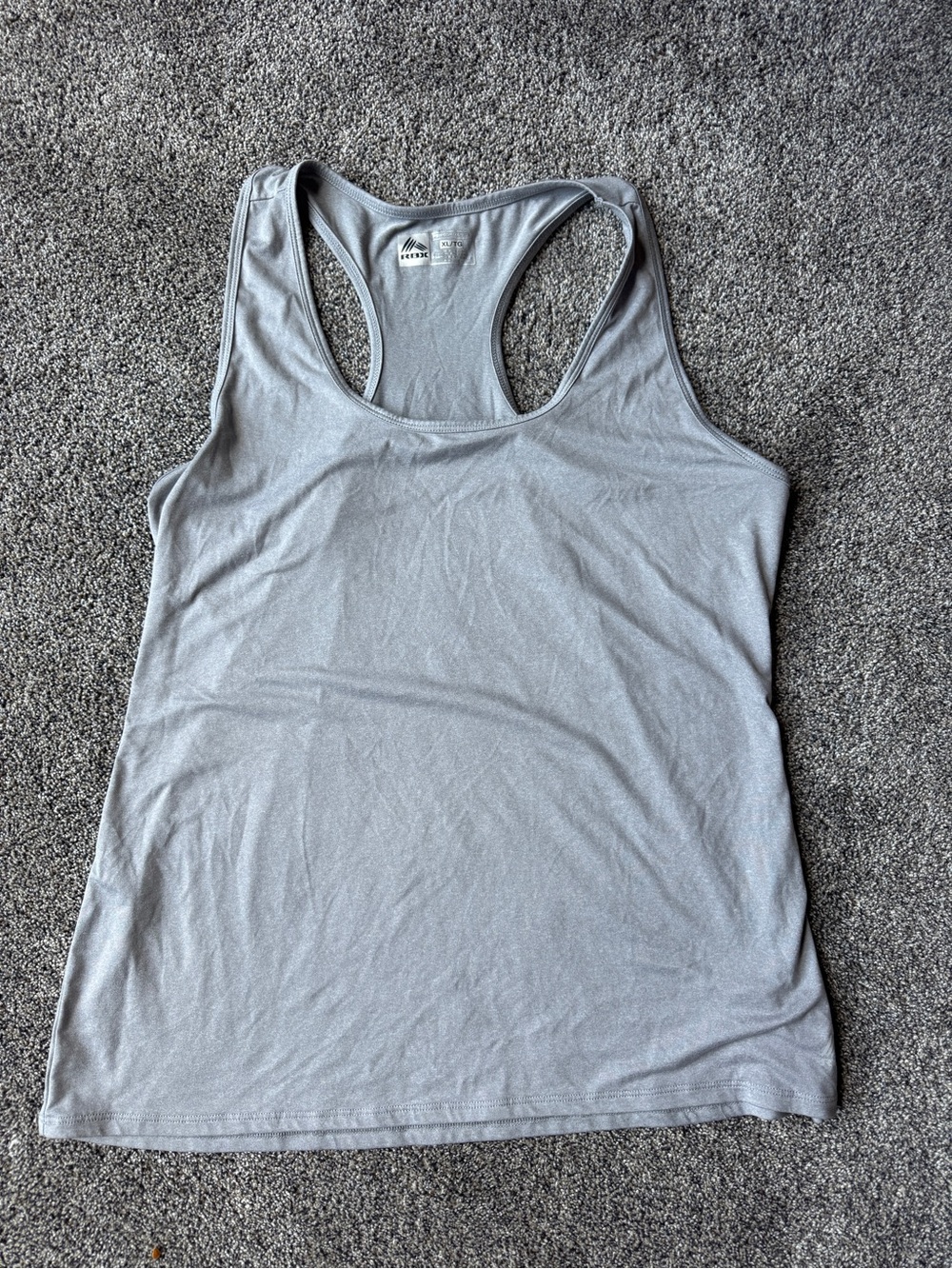 RBX Women’s Gray Racerback Tank Top